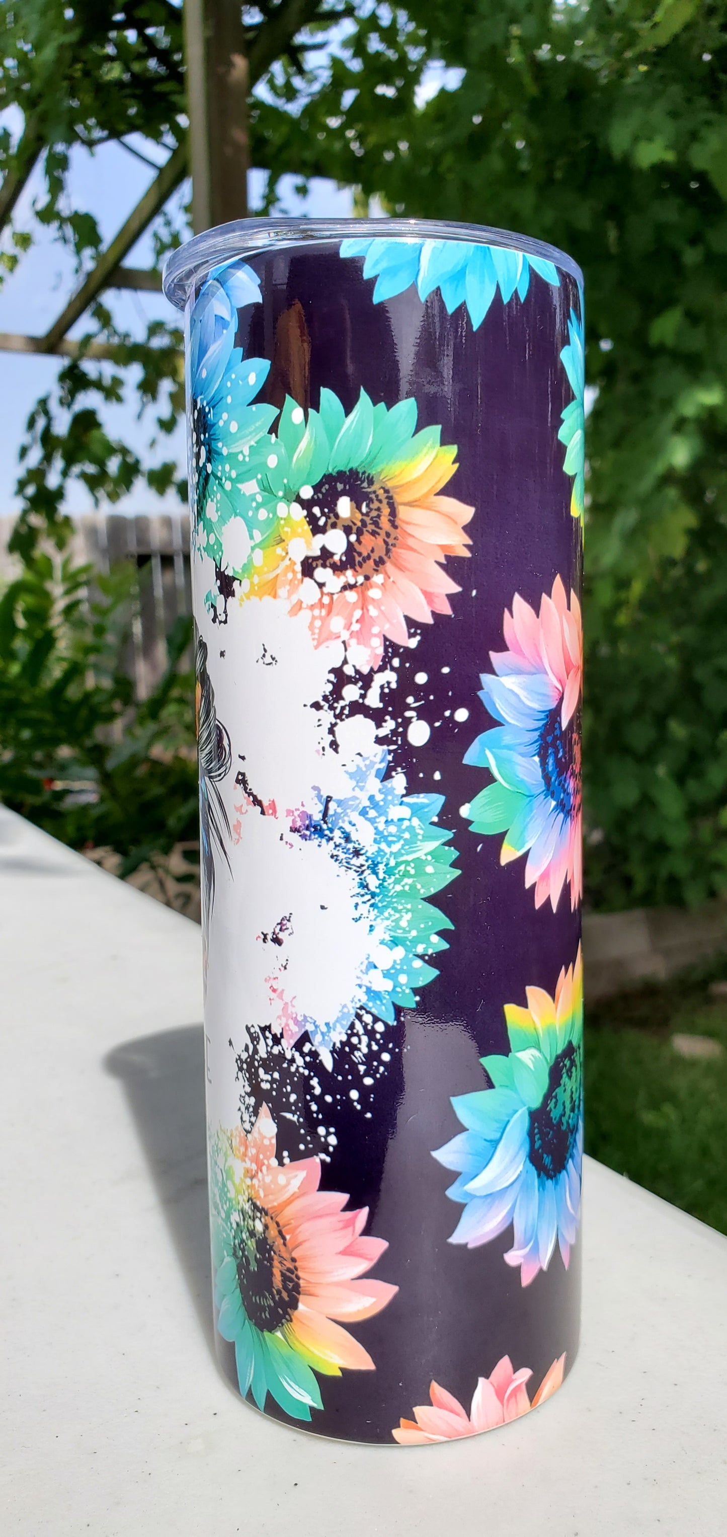 #momlife color sunflower 20oz tumbler