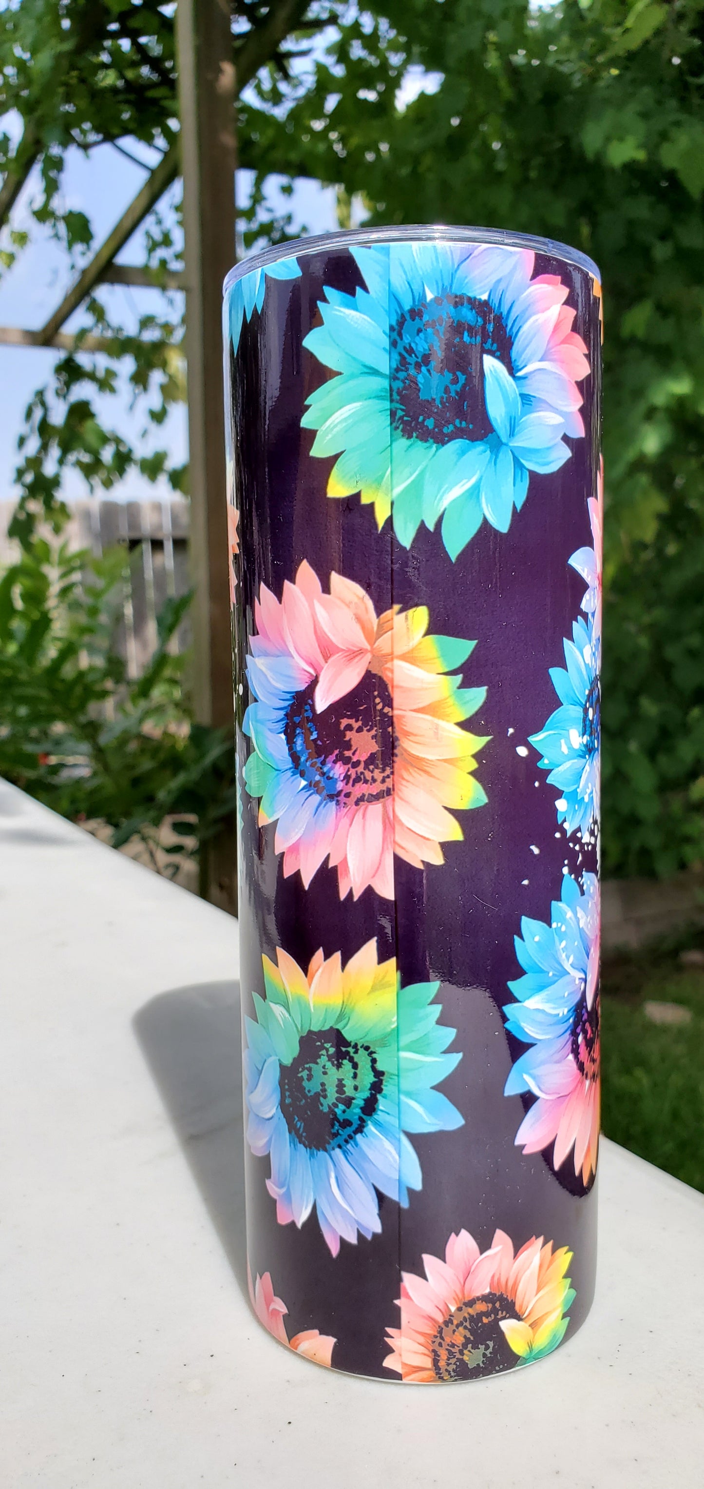 #momlife color sunflower 20oz tumbler