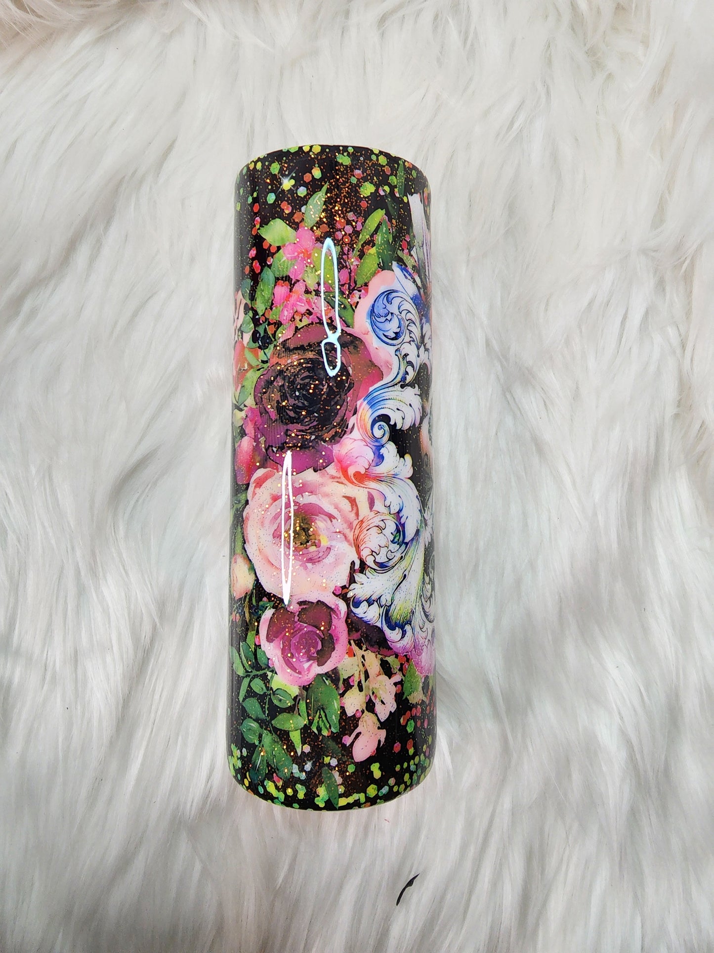 Glitter Catrina Dia De Los Muertos 20oz Tumbler