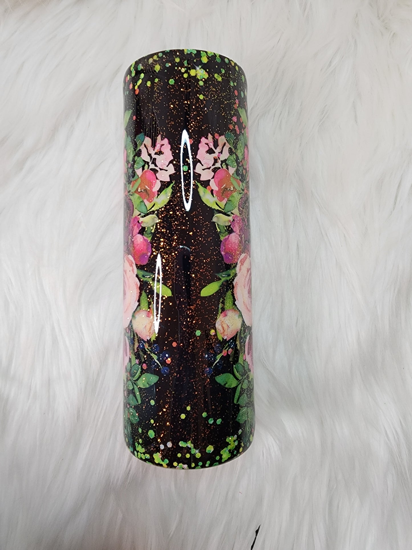 Glitter Catrina Dia De Los Muertos 20oz Tumbler