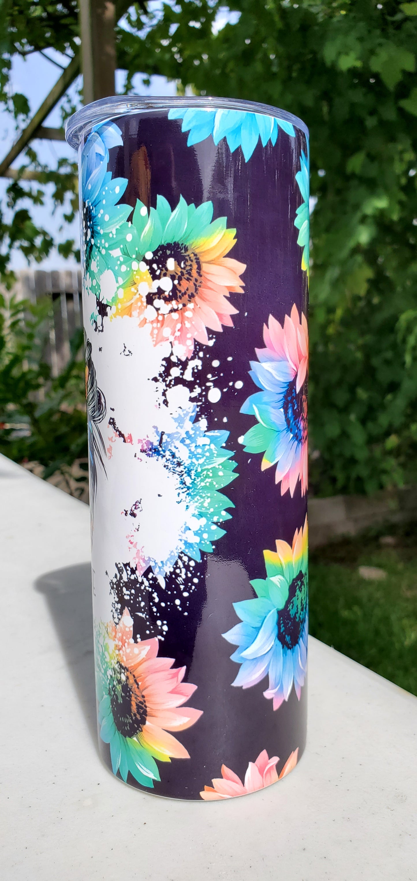 #momlife color sunflower 20oz tumbler
