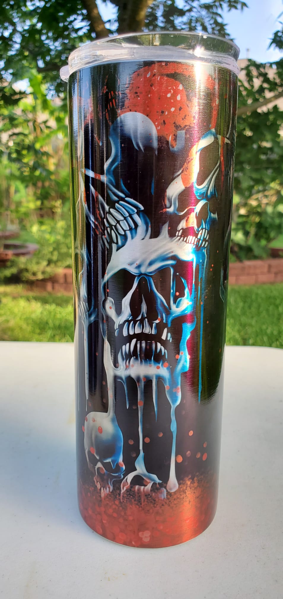 Red Skull Tumbler