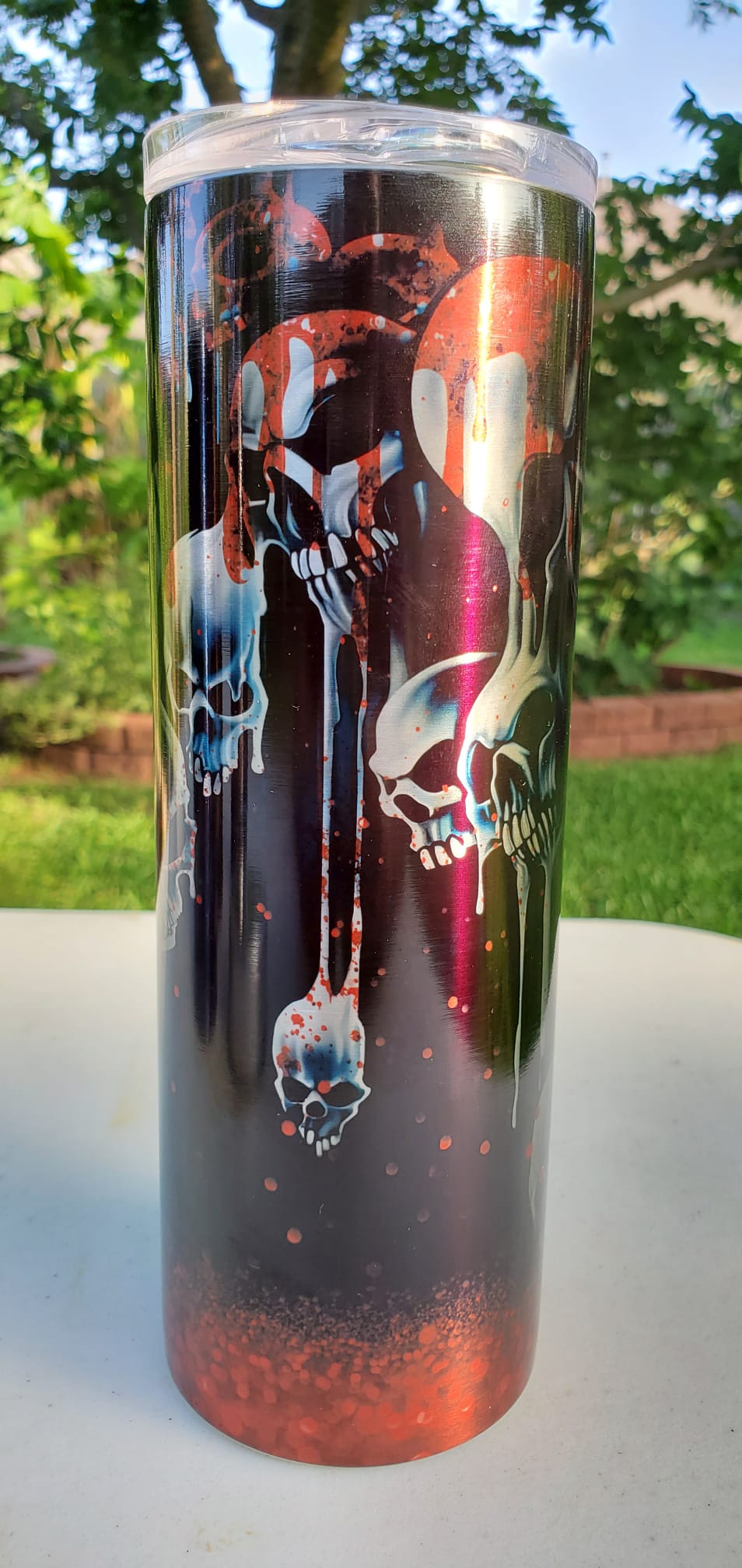 Red Skull Tumbler